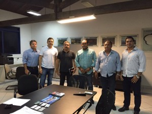Diretor Presidente, Luciano Santana e Diretor de Hardware, Thiago Pereira se reuniram com empresários de hardware.